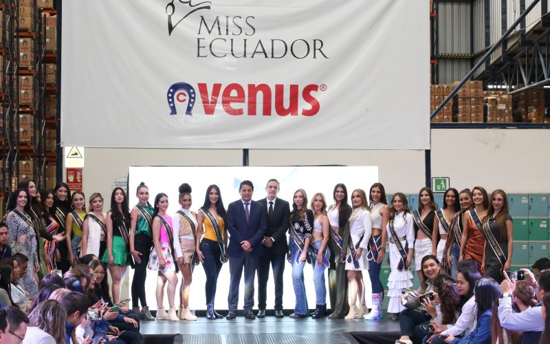 LA MARCA DE CALZADO VENUS ES EL AUSPICIANTE OFICIAL DEL CERTAMEN DE BELLEZA MISS ECUADOR.